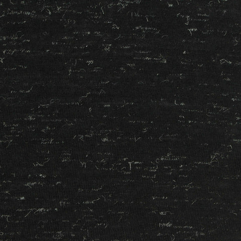 Polyester Jersey Knit Fabric, 135 gsm, 170 cm — Black