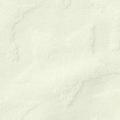 Cream Tone-on-Tone French Terry, Cotton-Poly, 220 gsm