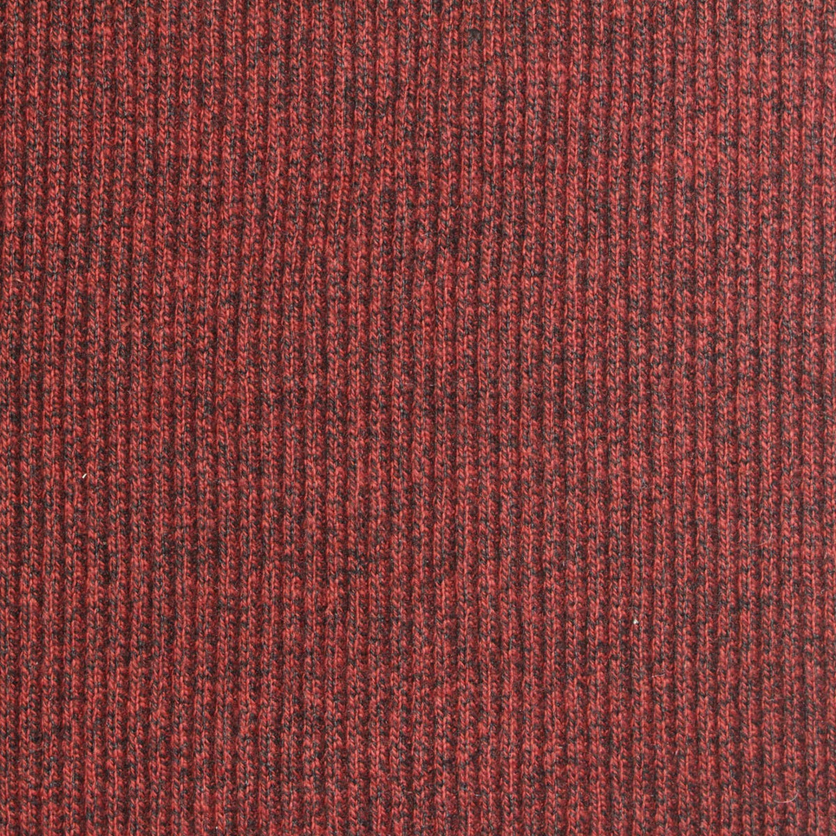 Red Marl Rib Knit, Cotton-Poly, 457 gsm