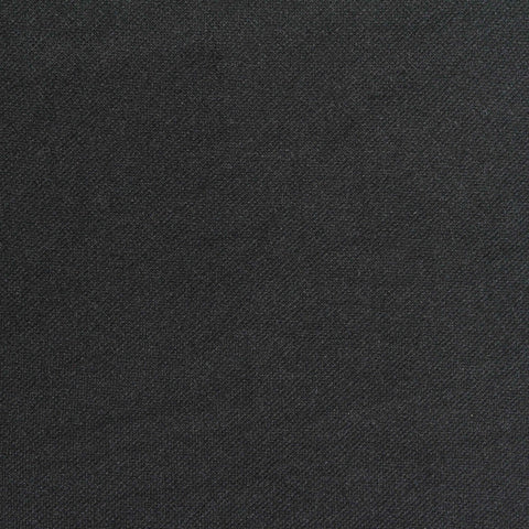 Polyester Stretch Interlock Knit Fabric, 290 gsm, 165 cm — Black