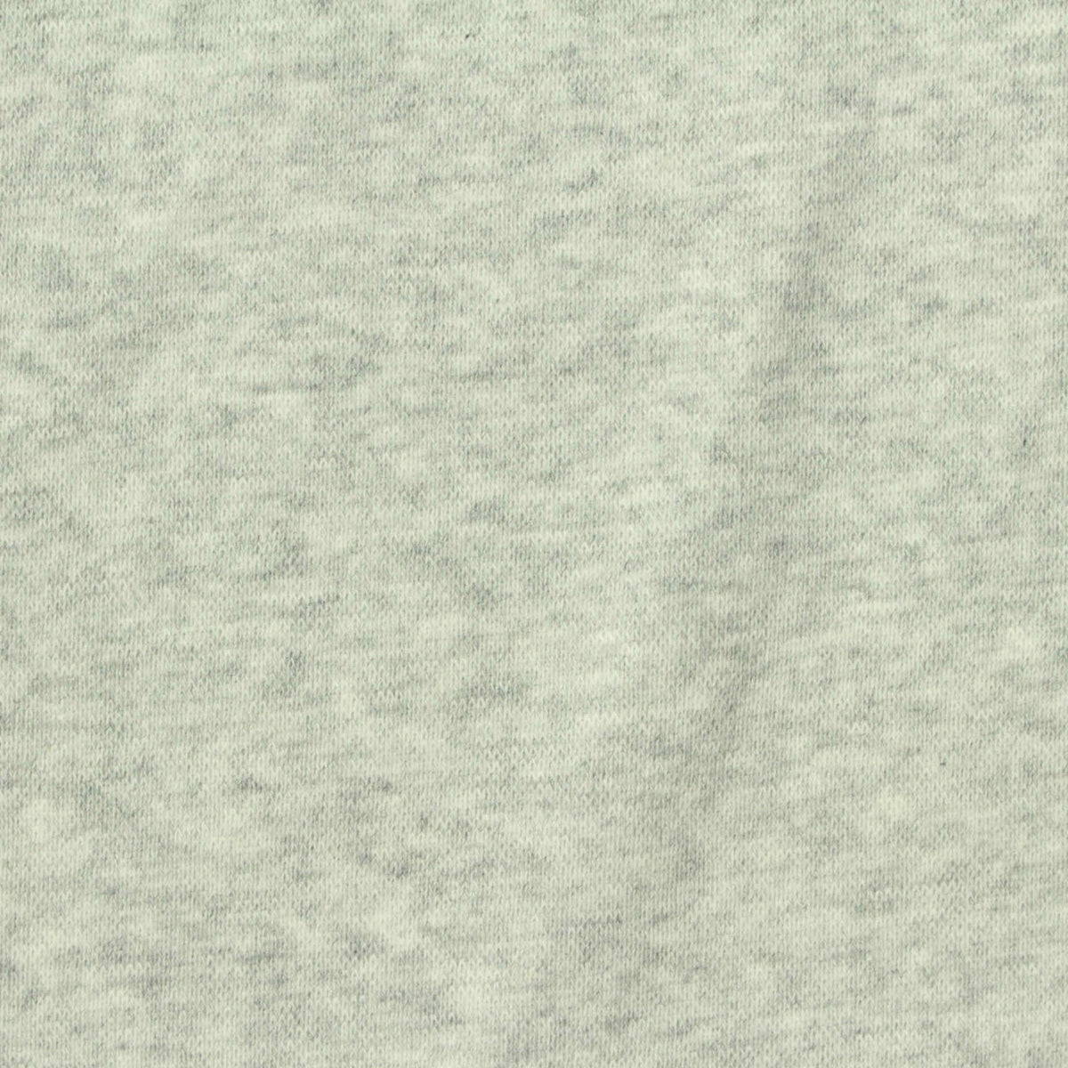 Light Grey Marl Rib Knit, Cotton, 200 gsm