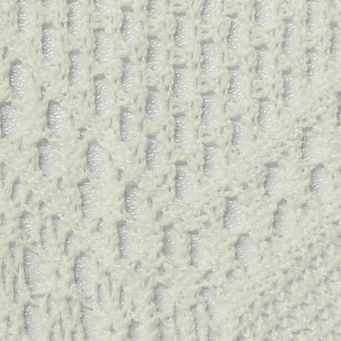 White Openwork Lace, Poly-Cotton
