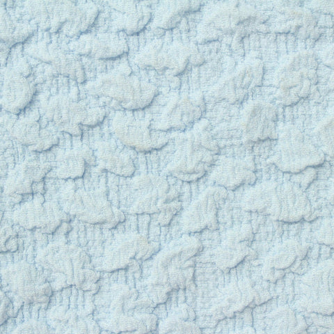 Light Blue Tone-on-Tone Crepe, Polyester