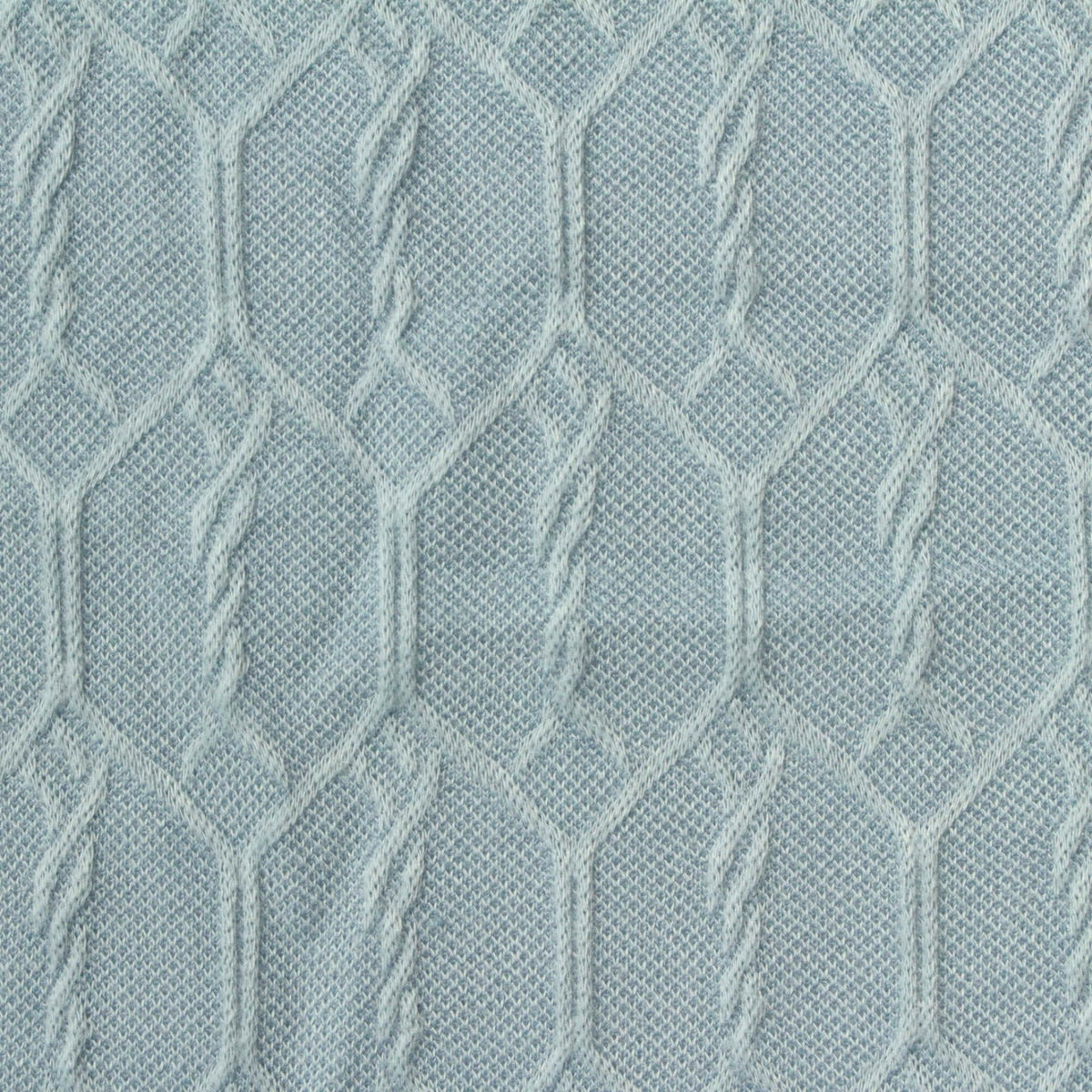 Light Blue Honeycomb Jacquard, Polyester