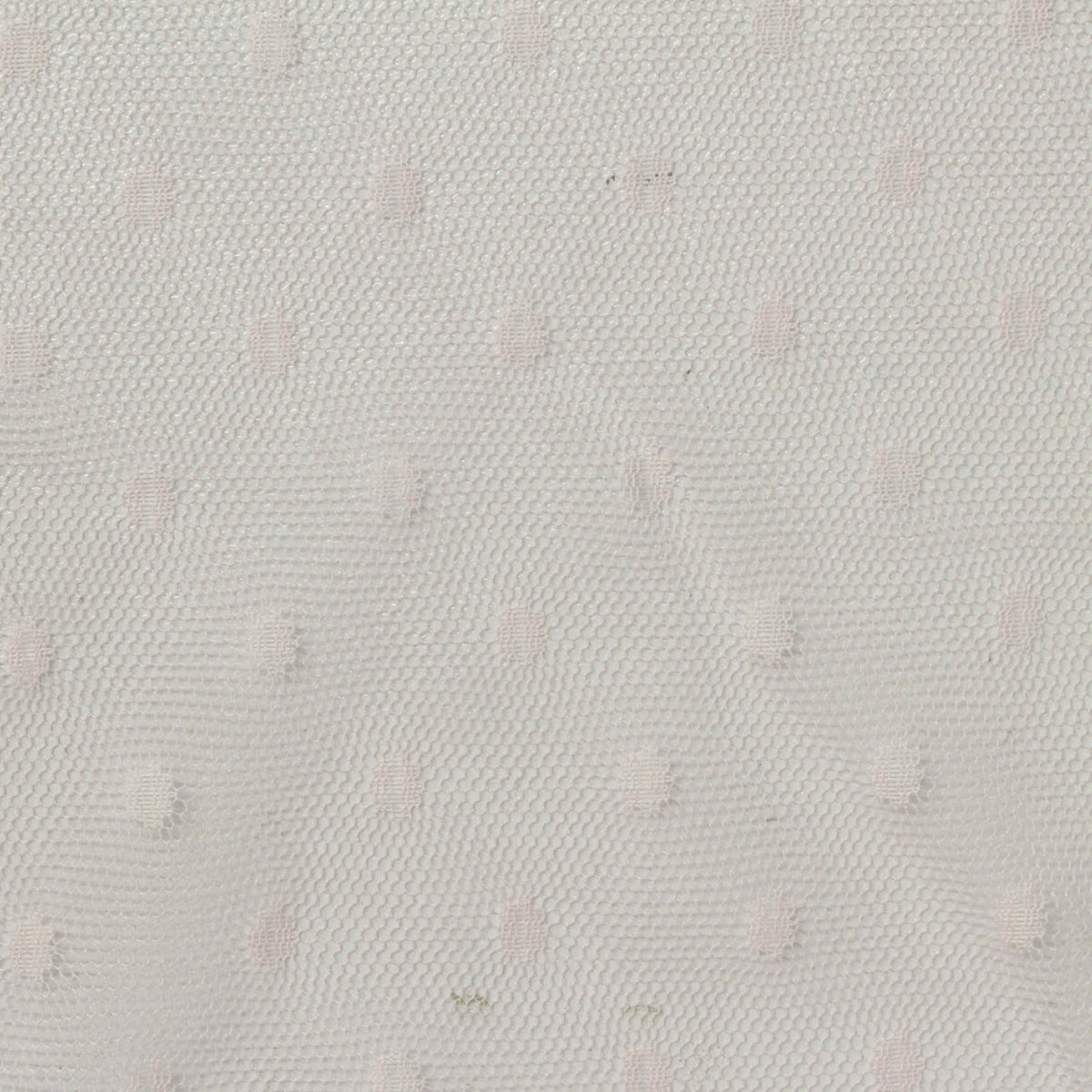 Cream Tone-on-Tone Dot Mesh, Polyester, 37 gsm