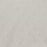Cream Tone-on-Tone Dot Mesh, Polyester