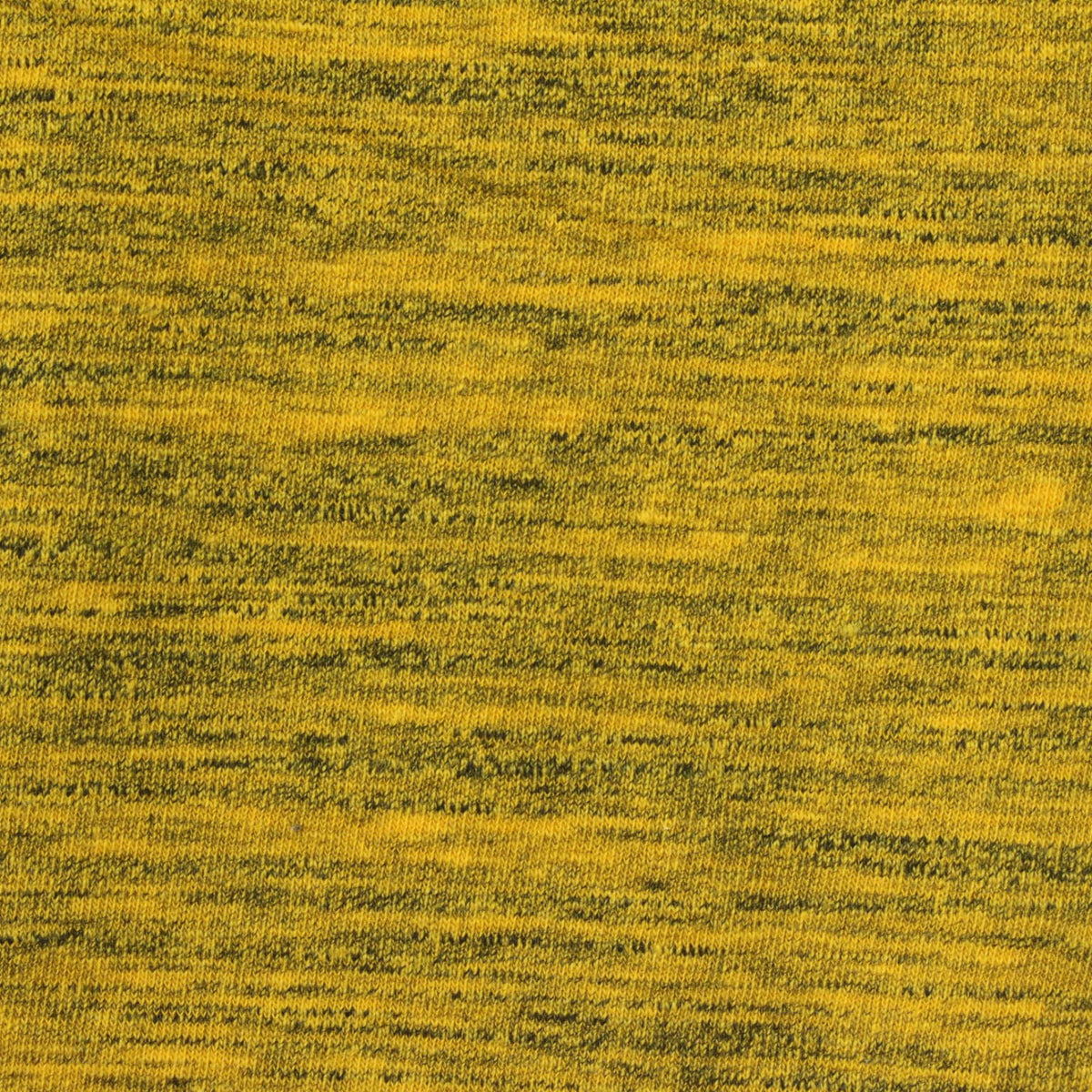Yellow Marl Jersey Knit, Cotton-Poly, 150 gsm