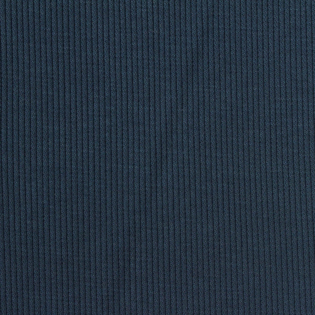 Polyester Modal Stretch Rib Knit Fabric, 380 gsm — Navy