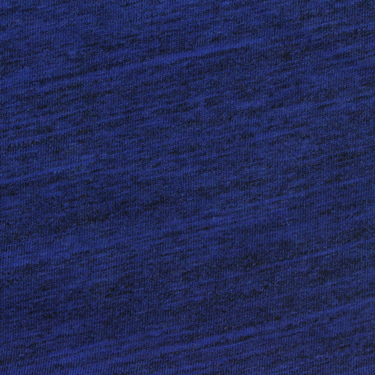 Blue Heathered-Marl Jersey Knit, Cotton-Poly, 196 gsm