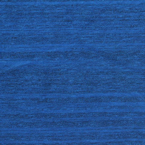 Blue Marl Jersey Knit, Cotton-Poly, 160 gsm