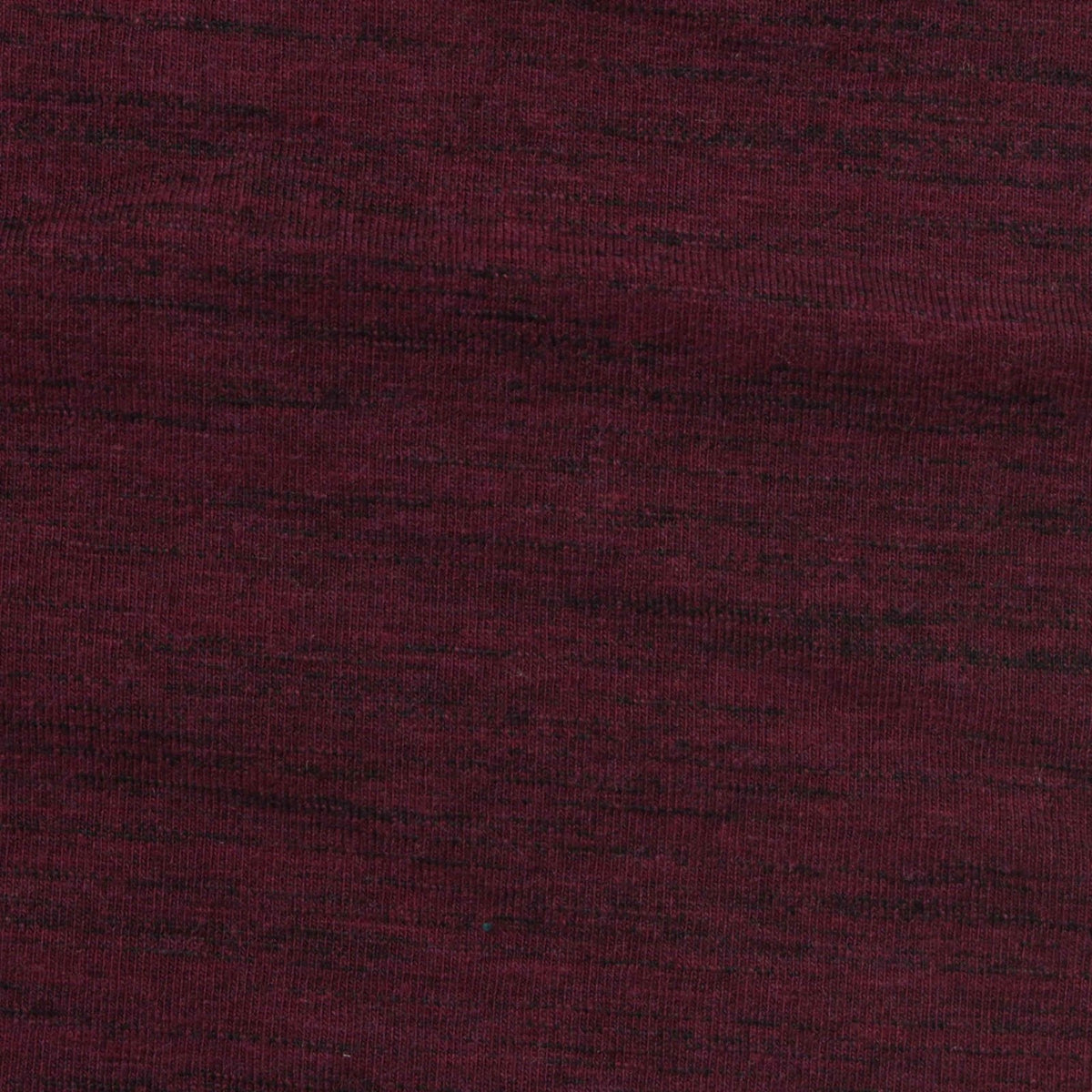 Dark Red Marl Jersey Knit, Cotton-Poly, 195 gsm
