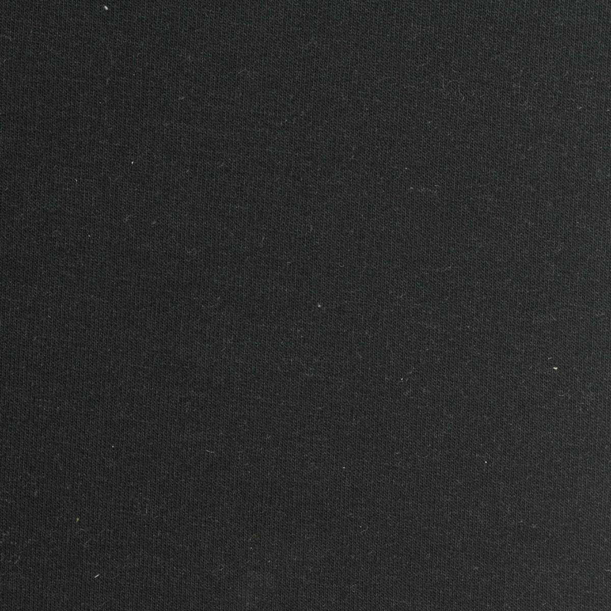 Brushed Polyester Viscose Stretch French Terry Fabric, 247 gsm — Black