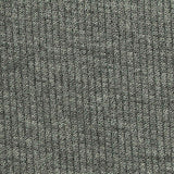 Heathered Grey Marl Rib Knit, Polyester — texture