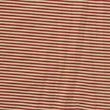 Red Horizontal-Stripe Jersey Knit, Polyester