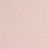 Polyester Cotton Blend Rib Knit Fabric, 340 gsm — Pink