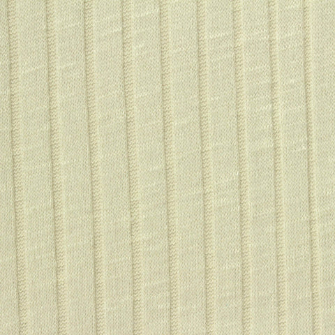 Viscose Polyester Stretch Rib Knit Fabric, 215 gsm — Yellow