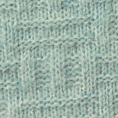 Jacquard Brushed 100% Polyester Pointelle Knit Fabric, 290 gsm, 150 cm — Blue