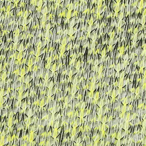 Yellow Marl Chunky Knit, Polyester, 100 gsm
