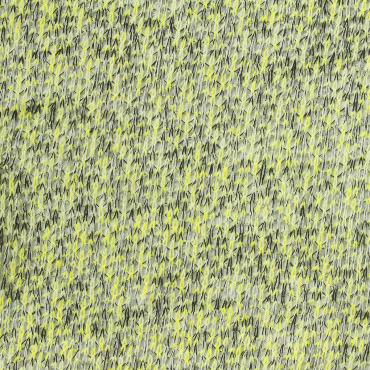 Yellow Marl Chunky Knit, Polyester, 100 gsm