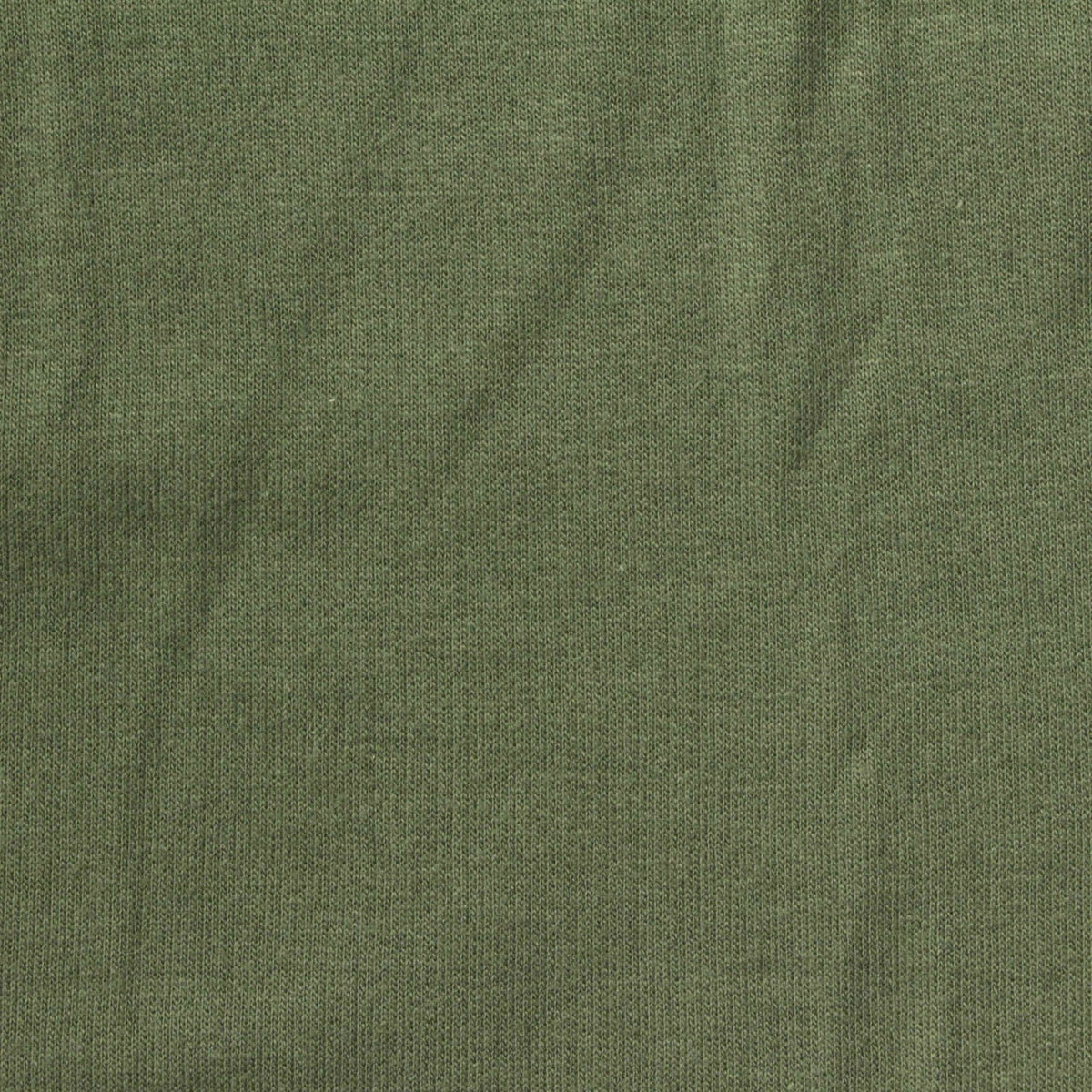 Polyester Cotton French Terry Fabric, 210 gsm, 180 cm — Green
