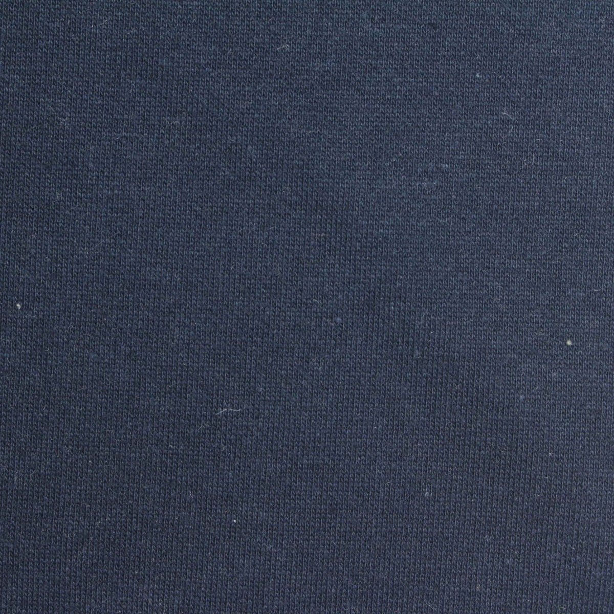 Brushed Polyester Cotton Knit Fabric, 320 gsm — Navy