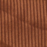 Brushed Polyester Stretch Chunky Knit Fabric, 240 gsm — Brown — texture