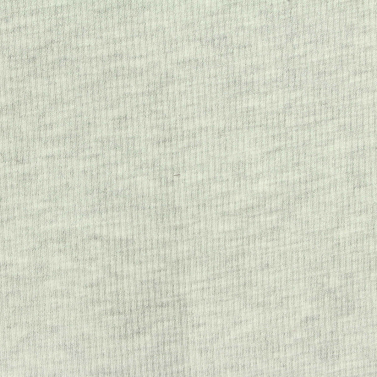 Light Grey Heathered-Marl Rib Knit, Cotton, 450 gsm