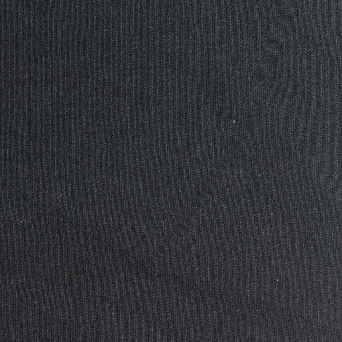 Cotton Polyester Stretch French Terry Fabric, 190 gsm — Black