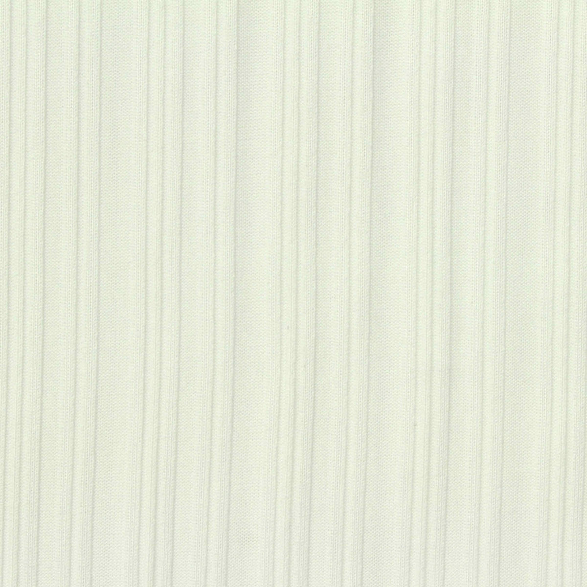 Polyester Stretch Rib Knit Fabric, 180 gsm, 145 cm — White