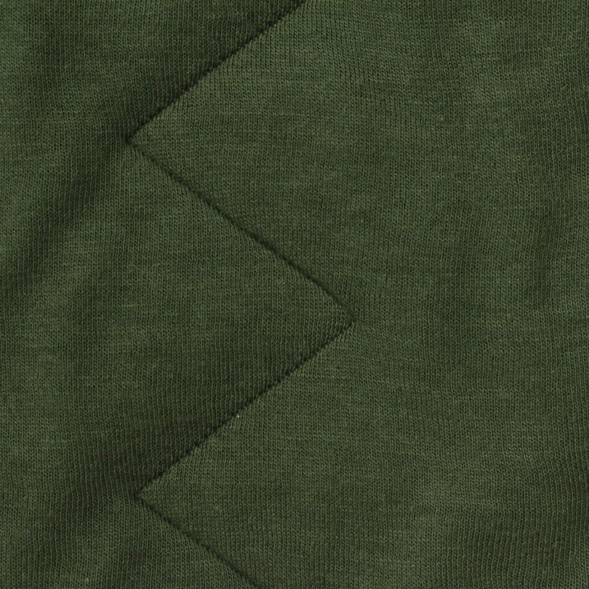 Dark Green Zigzag Jacquard, Poly-Cotton