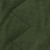 Dark Green Zigzag Jacquard, Poly-Cotton