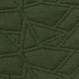 Dark Green Tone-on-Tone Jacquard, Poly-Cotton