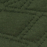 Dark Green Tone-on-Tone Jacquard, Poly-Cotton — texture
