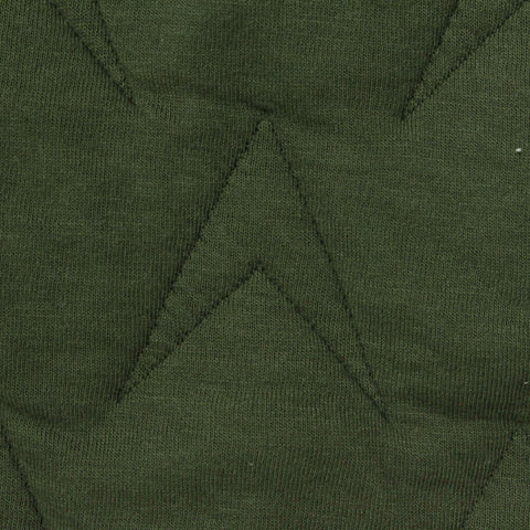 Dark Green Chevron Jacquard, Poly-Cotton, 420 gsm
