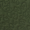 Dark Green Tone-on-Tone Jacquard, Poly-Cotton, 420 gsm