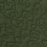 Dark Green Tone-on-Tone Jacquard, Poly-Cotton
