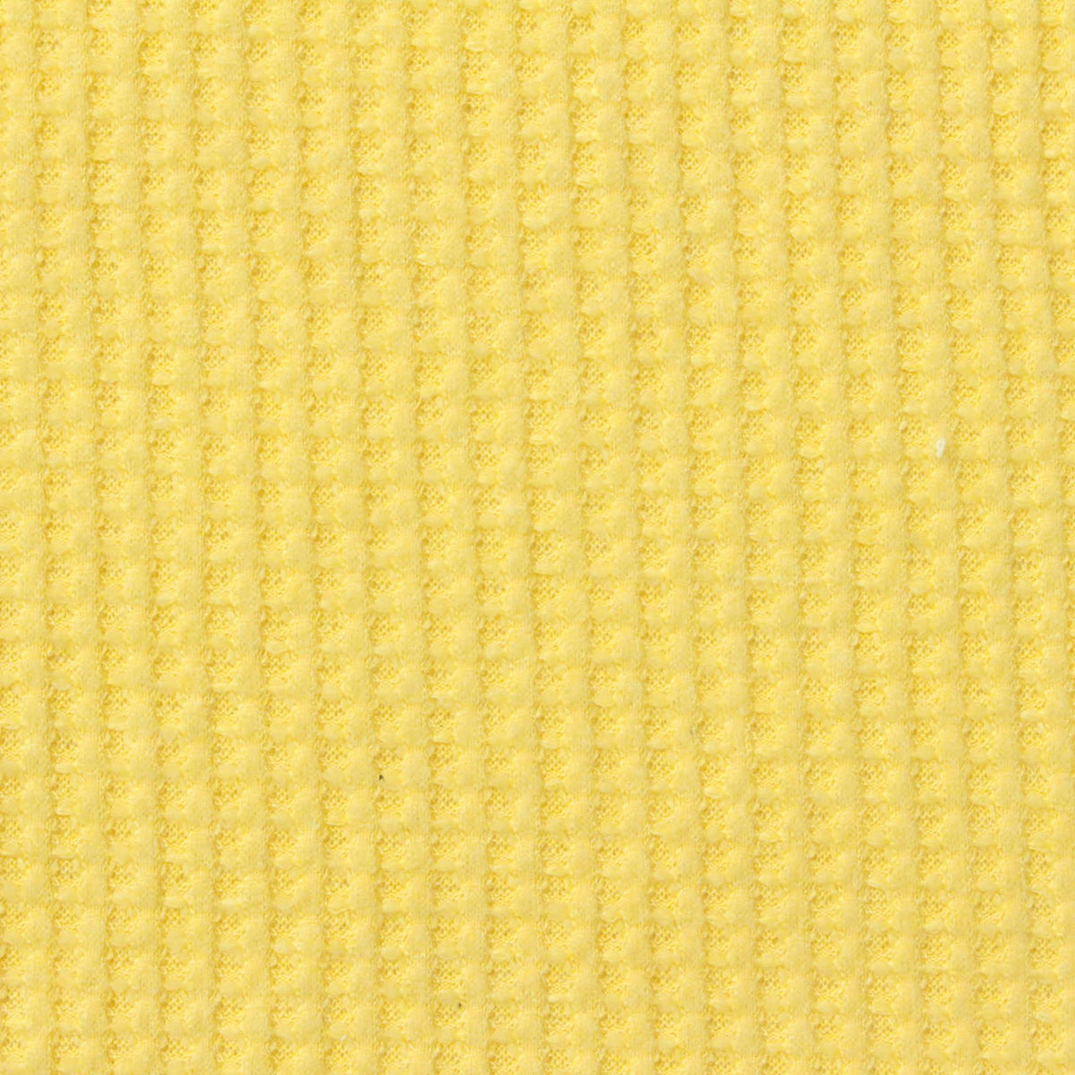 Polyester Stretch Waffle Knit Fabric, 220 gsm, 140 cm — Yellow