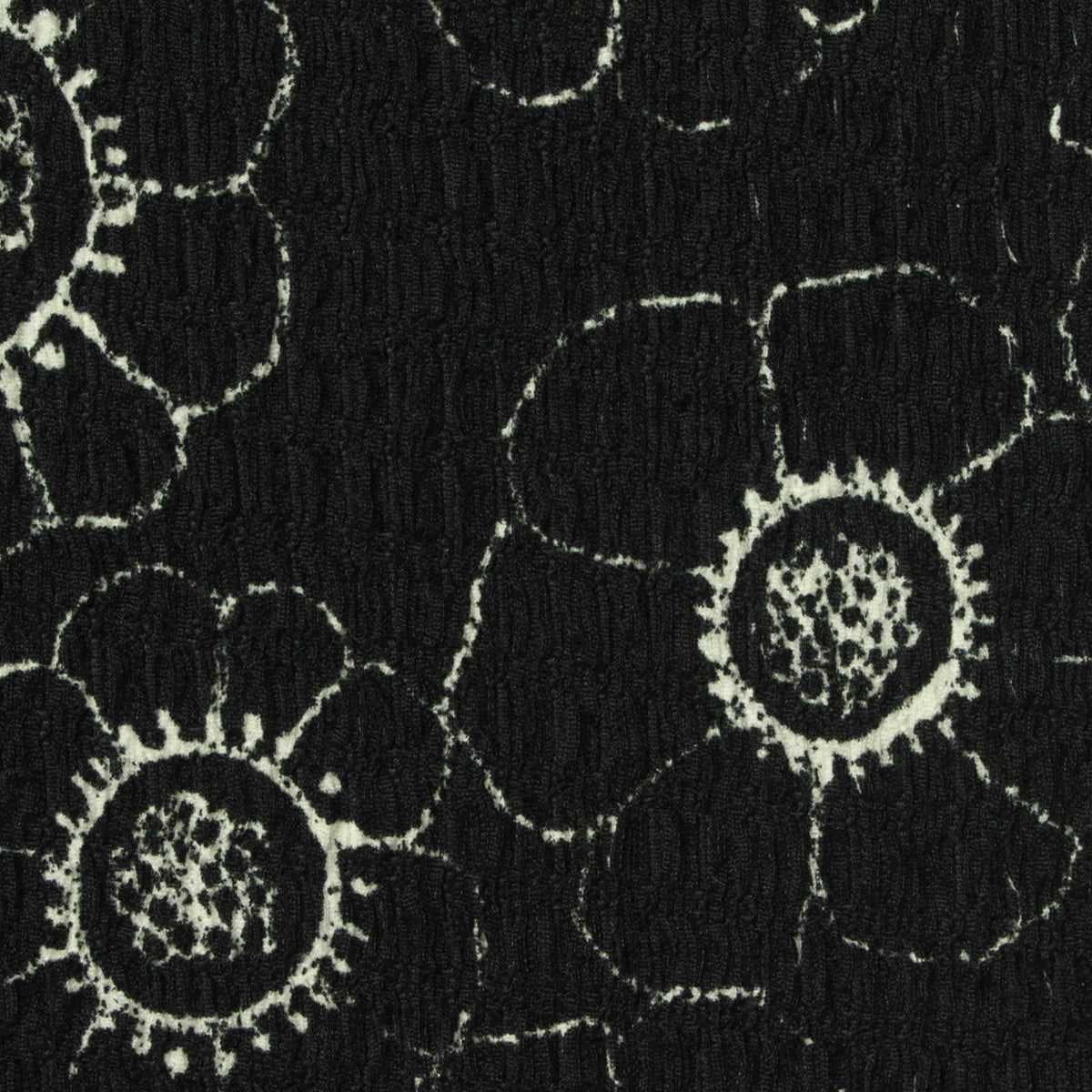 White Floral Warp Knit, Polyester, 185 gsm, 137 cm, ref EF-260548
