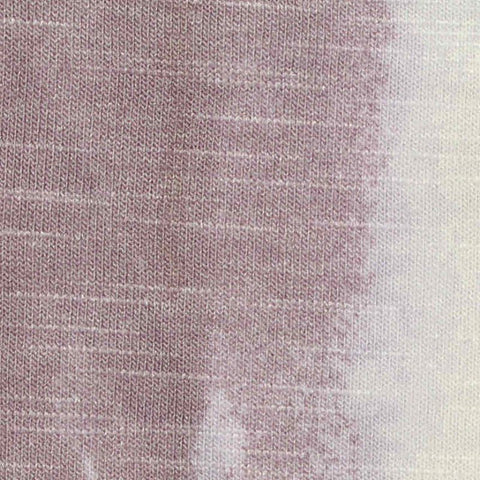 Purple Abstract French Terry, Poly-Viscose