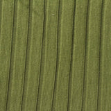 Polyester Stretch Rib Knit Fabric, 190 gsm — Green