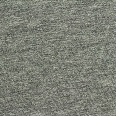 Grey Marl Jersey Knit, Poly-Cotton, 140 gsm, 178 cm