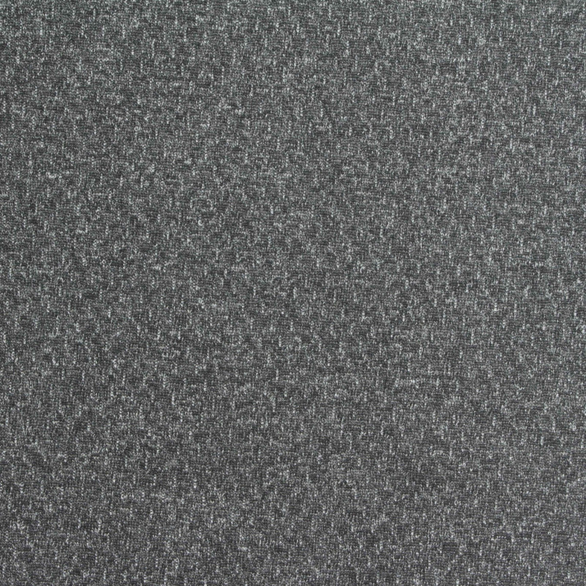 Dark Grey Marl Interlock Knit, Polyester, 190 gsm, 200 cm