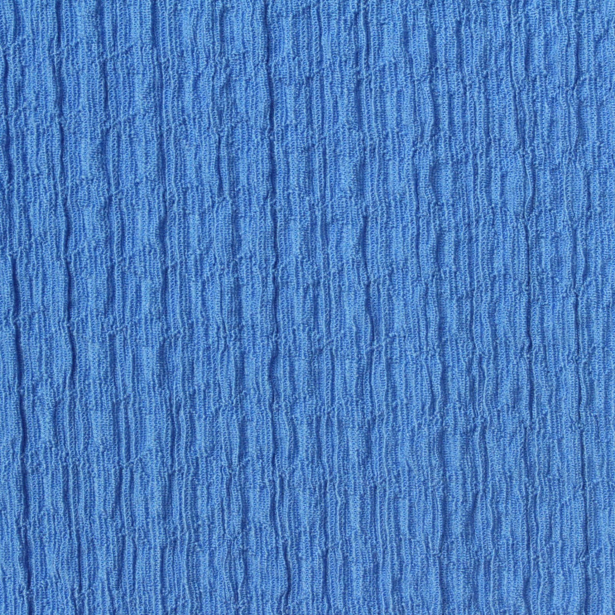 Jacquard Polyester Stretch Crepe Fabric, 185 gsm, 133 cm — Blue