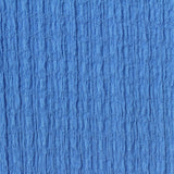 Jacquard Polyester Stretch Crepe Fabric, 185 gsm, 133 cm — Blue