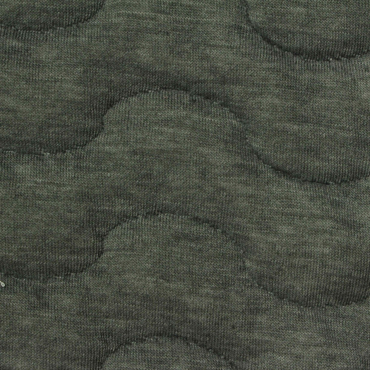 Jacquard Polyester Cotton Stretch Knit Fabric, 390 gsm, 152 cm — Green