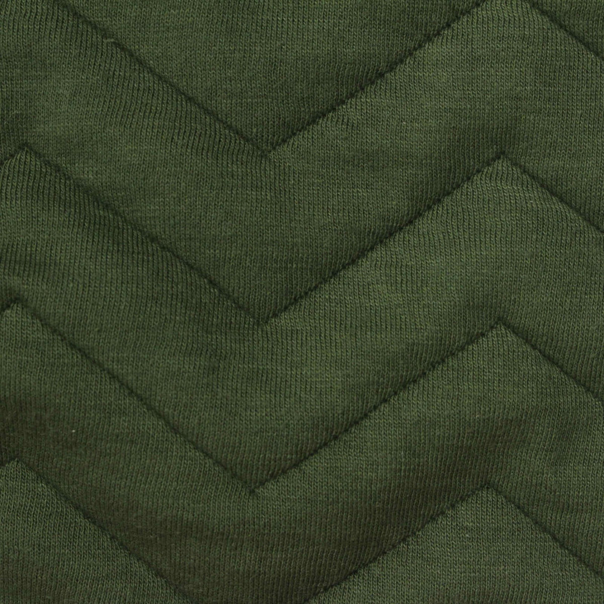 Olive Chevron Jacquard, Poly-Cotton