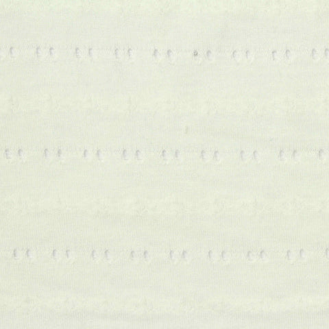 Cream Small-Eyelet Jacquard, Poly-Viscose