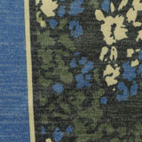 Blue Floral Chunky Knit, Poly-Viscose