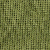 Polyester Stretch Waffle Knit Fabric, 260 gsm, 138 cm — Green — texture