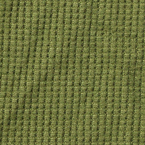 Polyester Stretch Waffle Knit Fabric, 260 gsm, 138 cm — Green